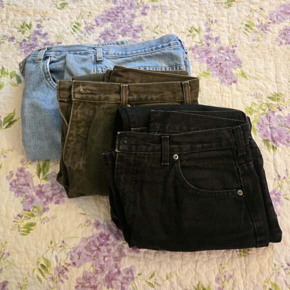 Lands' End - Three Pairs Jeans - Size 10 - EUC - Picture 2 of 8